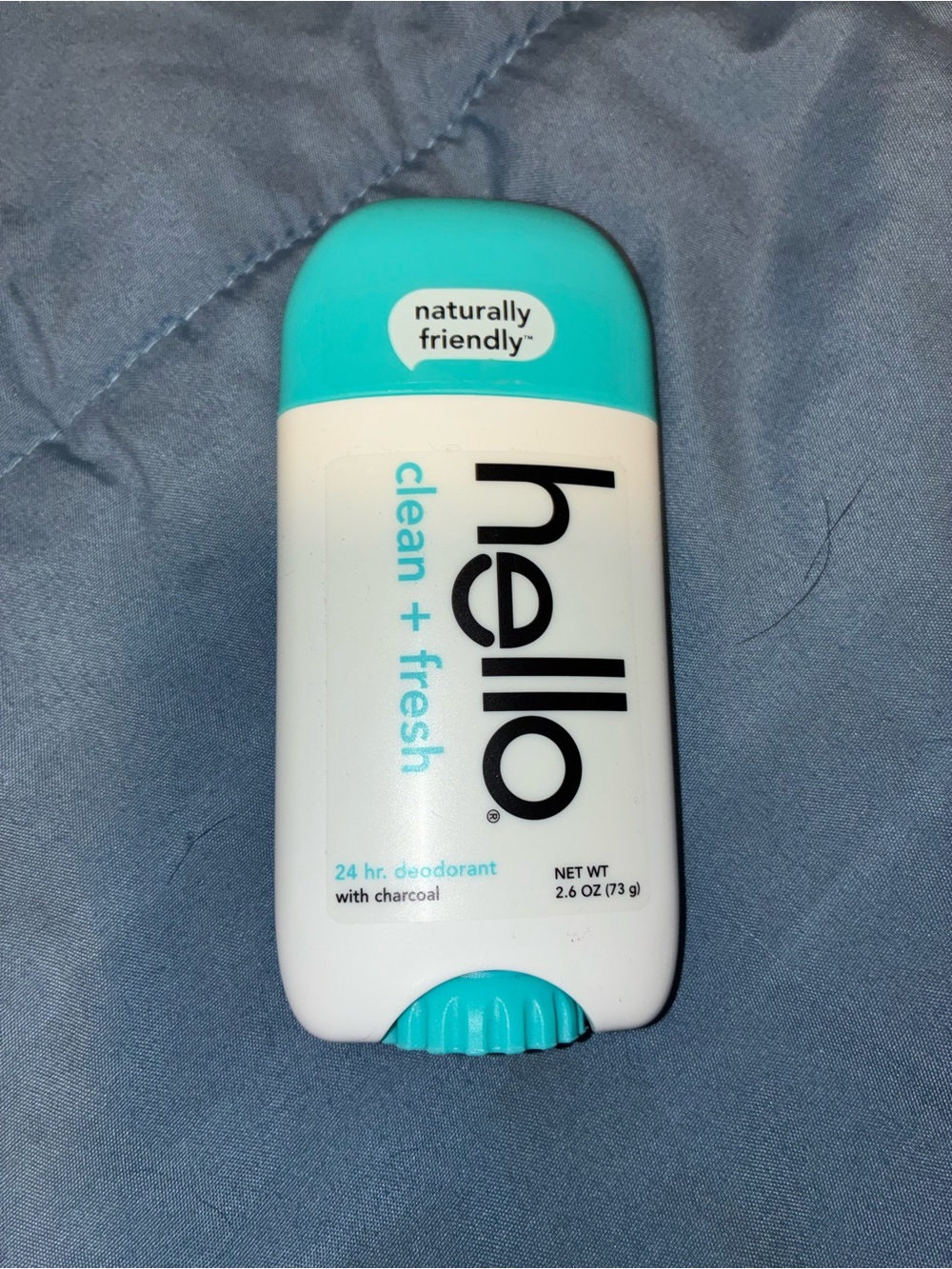 Hello Clean + Fresh Deodorant - White & Teal